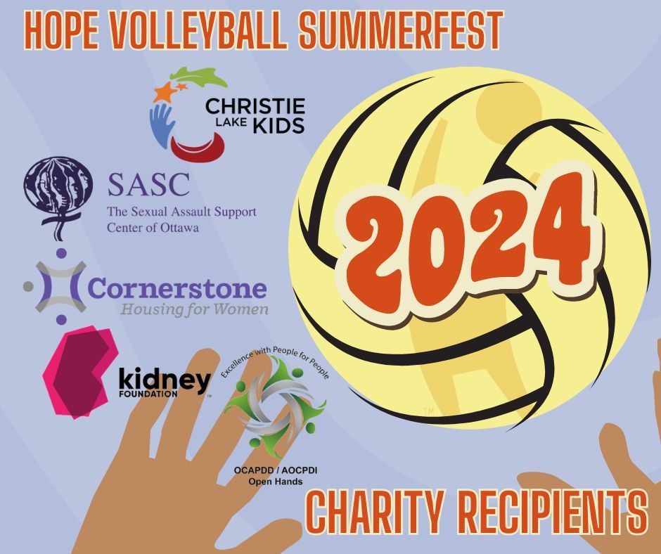 HOPE Volleyball SummerFest 2024: Charity Recipients